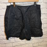 J.Jill Women Linen Skort short skirt Black Size 14 petite Photo 2