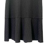 NWT Le Gali Chelsea Dress Charcoal Gray & White Pinstripe Sheath Size Large NEW Photo 8
