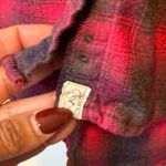 American Eagle  Outfitters Plaid Flannel Shirt Womens Med‎ Boyfriend Fit Trendy # Photo 3