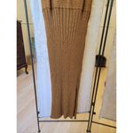 Rent the runway sz Large Esteban Cortazar copper midi shimmer knit dress stretch Photo 6