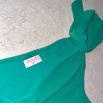 Pink Lily BOUTIQUE One Shoulder Green Mini Dress size XS Photo 4