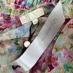 Bytimo Floral Smocked Chiffon Dress Sz M Yellow Size M Photo 3