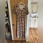 One Loved Babe || Faux wrap dress Tan Photo 2