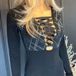 Boutique NWT Holly Lace Up Sequins Mini Dress  Photo 2