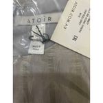 Atoir Walk Me Home Cocktail Dress Size 6 New with Tags Silver Photo 3