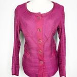 Donna Karan Donna Karen Purple Button Up Blazer Jacket Size Medium Photo 0