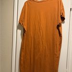ZARA  Burnt Orange Casual Tee Dress Photo 3