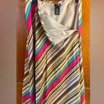 East 5th Striped Multicolor Skirt, Linen blend, EUC Photo 2