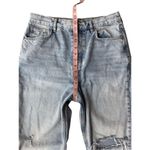Free People  We The Free The Lasso Straight Leg High Rise Distressed Jean Size 31 Photo 5