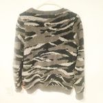 Barefoot Dreams  Cozychic Small Sweater Black Gray Seaside Crew-Neck Photo 4