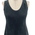 Eileen Fisher Eileen Fisher Irish Linen Sleeveless Tank Dress Black Size Petite Small PS Photo 1