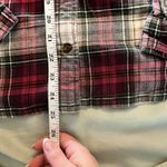 Carhartt  Flannel Button-up Shirt Women’s Size XS 0 2 Long Sleeve Plaid Pockets Photo 1