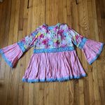 Impressions  Online Boutique NWT Kiss Me in the Meadow Pink Top Cardigan M Photo 8