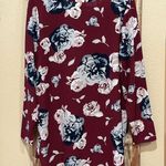 Mud Pie  long sleeve maroon blouse Photo 1