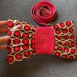 Vera Bradley  Pink Frill Clutch Vinyl bow shape Photo 2