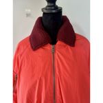 Free People Movement Outpost BomberJacket Size Small Cherry‎ Tomato Red Photo 3