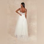 Lulus LULU’S Ethereal Romance White Sleeveless Embroidered Bustier Maxi Dress Photo 4