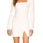 NBD Revolve NBR Long Sleeve Hastings Mini Dress in White NWT Size Small Photo 0