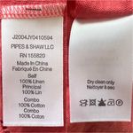 Veronica Beard Top Prema Eyelet Ruffle Crewneck Tee Linen Short Sleeve S Photo 9