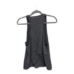 The North Face Gray Athletic Racerback Tank Size Medium Workout Gym Tied Back Photo 3