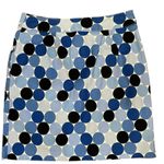Talbots Vintage Petites Stretch Cotton/Spandex Geometric Skirt Made In Hong Kong Photo 2