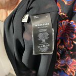 Whistles Black Ruby trailing bloom midi dress size 6 Photo 6