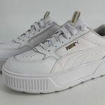 Puma  White Carina Trainers Women's‎ Size US 8.5 Photo 0