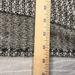 Vocal  Knit Chevron Boho Top XL Black White High Low Stretch Casual Shirt Photo 4