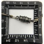 Rare Vtg Silver Horse Necklace Purple Pony Pendant Silver Roses Beaded Bird 16" Photo 9