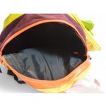 Vintage Hamburger Cheeseburger Novelty Backpack Round Food Shape Bag Gold Photo 2