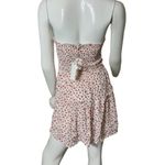 Olivaceous mini dress ditsy floral sleeveless strapless shirred top S Photo 2