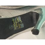 Silver Glitter Heels Size 7.5 Platform, Formal, Evening Wear‎ Photo 6