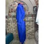 shirt dress royal blue wide belt 1980 Photo 5