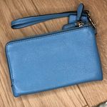Coach Pastel Blue Wrist Wallet Photo 1