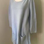 COS  light blue long sleeve mini dress size M Photo 2