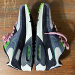 Nike  Air Max 90 SE WMNS Black/Obsidian-Scream Green sneakers SZ 6.5Y WMNS 8 Photo 4