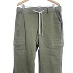 Torrid NEW  Size 1S  14 16 Short Cargo Pants Green Olive Twill Straight Mid Rise Photo 1