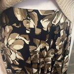 Jones New York fall floral maxi pleated skirt vintage Y2K navy brown 14 Photo 3