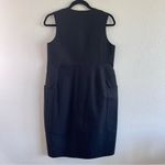 Jil Sander  Women’s Tailored Knee Length Black Dress Vest Photo 4