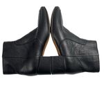 Gentle Souls Kenneth Cole Ella Apron Bootie Black Leather Ankle Boots 9.5 Shoes Photo 4