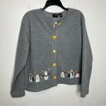 Croft & Barrow Vintage ‎ Christmas fleece button down size medium Photo 0