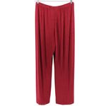 NWOT Chico’s Travelers Wine Red Stretch Pants Holiday Special Occasion XL (16) Photo 1