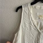Maeve for Anthropologie White Sleeveless
Relaxed Fit Tunic Top L Photo 10