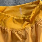 Senita Athletics  Yellow Marathon Shorts Size Medium Photo 2