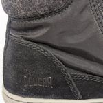 Cougar Waterproof Hi top faux fur suede black side zip Sneaker Shoe SZ 9 Photo 5