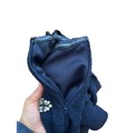 Eliza J  Blue Sparkle One Shoulder Asymmetrical Neckline Gown Size 6 Gala Wedding Photo 12