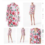 Alice + Olivia  Latoya Floral Mini Long Sleeve Blazer Dress size 0 Photo 15