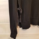 Pam & Gela {M} Black Distressed Turtleneck Sweater Tie Sides Photo 5