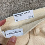 joe's jeans Joe's The Frankie Mid Rise Corduroy Slit Bootcut Jeans in‎ Double Cream Size 33 Photo 7