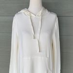 Z Supply  Ruffle Hoodie Dress in Cloud Dancer Photo 3
